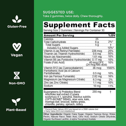 Goli SuperGreen Vitamin Gummy