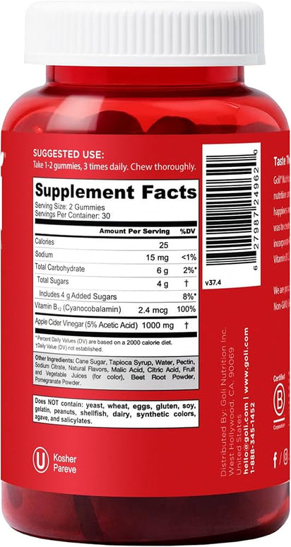 3 Bottles of Goli Favorites Bundle: Ashwagandha KSM-66, Apple Cider Vinegar, + SPECIAL Matcha Mind Supplements with Cognizin, Vitamins D2 and B12