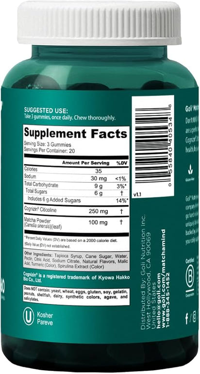 3 Bottles of Goli Favorites Bundle: Ashwagandha KSM-66, Apple Cider Vinegar, + SPECIAL Matcha Mind Supplements with Cognizin, Vitamins D2 and B12