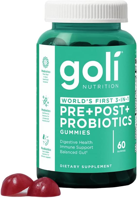 Goli 3-in-1 Gut Wellness Gummies™