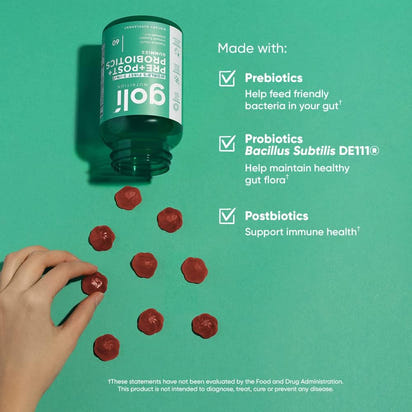 Goli 3-in-1 Gut Wellness Gummies™