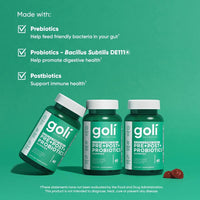 Goli 3-in-1 Gut Wellness Gummies™